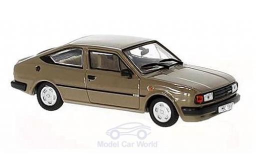 Modelauto Skoda Rapid 136 bruin 1987 1/43 Abrex