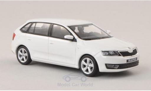 Modelauto Skoda Rapid Spaceback ACE Spaceback wit 2013 1/43 Abrex