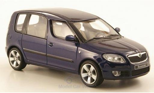 Modelauto Skoda Roomster Base metallic blauw 2006 1/43 Abrex