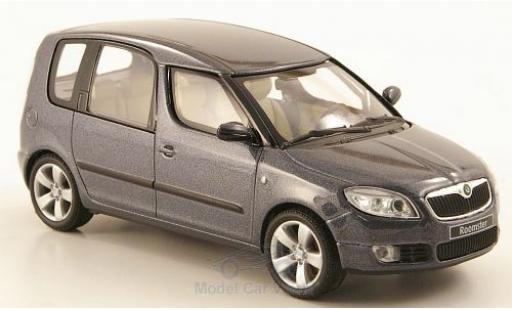 Modelauto Skoda Roomster Base metallic grijs 2006 1/43 Abrex