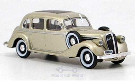 Modelauto Skoda Superb Base 913 metallic beige 1938 1/43 Abrex