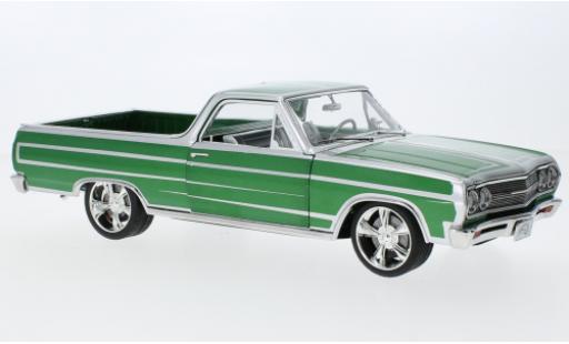 Modelauto Chevrolet El Camino pickup metallic groen 1965 1/18 ACME