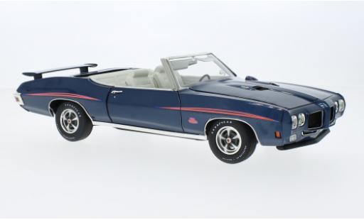 Modelauto Pontiac GTO The Judge Cabriolet blauw 1970 1/18 ACME