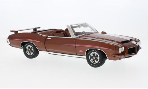 Modelauto Pontiac GTO The Judge Cabriolet brun 1971 1/18 ACME