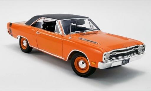 Modelauto Dodge Dart GTS 440 oranje/mat-zwart 1969 1/18 ACME