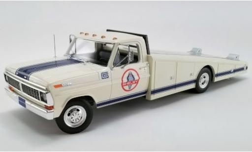 Modelauto Ford F-350 Ramp Truck wit/blauw Shelby Racing 1970 1/18 ACME