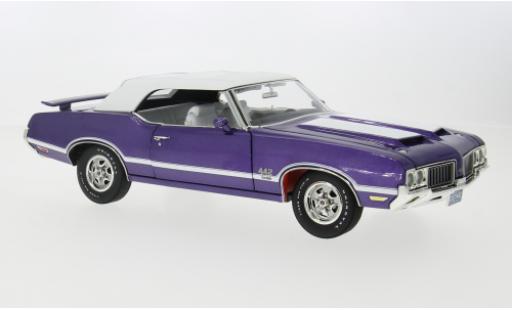 Modelauto Oldsmobile 442 W-30 Cabriolet paars 1970 1/18 ACME