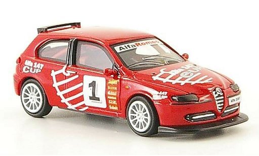 Alfa Romeo 147 cup version 1/87 Ricko No.1 rood 2001 modelauto