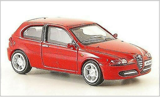 Alfa Romeo 147 berlina 1/87 Ricko rood 2001 modelauto