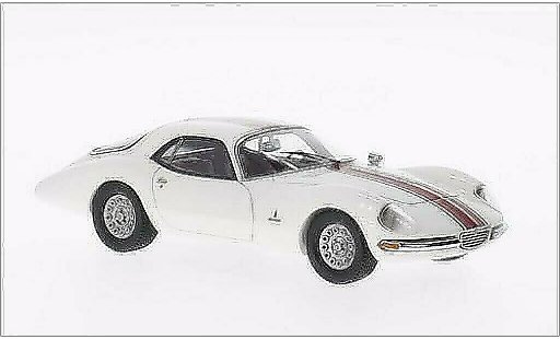 Alfa Romeo Giulia TZ2 1/43 Kess Coupe Pinninfarina wit met roten strepen 1965 modelauto