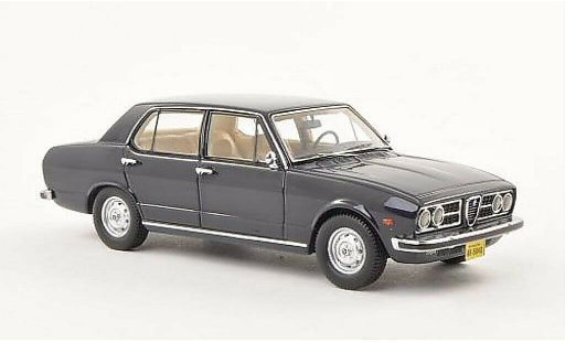 Alfa Romeo 2300 berlina 1/43 Neo Rio blauw 1976 modelauto