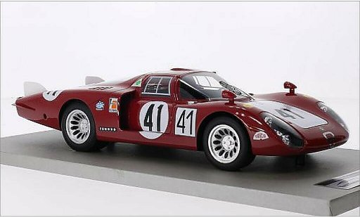 Alfa Romeo 33.2 coda lunga 1/18 Tecnomodel No.41 Autodelta 24h Le Mans 1968 /N.Vaccarella modelauto
