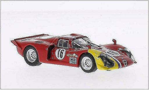 Alfa Romeo 33.2 coupe 1/43 Best No.16 1000km Spa 1968 /S.Trosch modelauto
