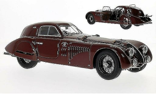 Alfa Romeo 8C 2900 b mm roadster 1/18 CMC Speciale Touring Coupe rood 1938 modelauto