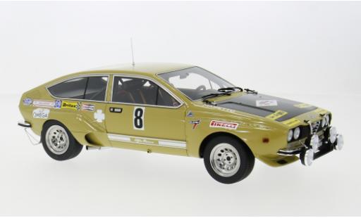 Modelauto Alfa Romeo Alfetta gt Gr.2 Rally 4 Regioni 1975 #8 F.Svizzero/G.Masetto 1/18 Lucky Step Models