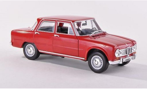 Alfa Romeo Giulia 1600 super 1/24 WhiteBox rood modelauto