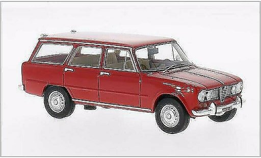 Alfa Romeo Giulia Super 1/43 Neo Giardinetta rood 1967 modelauto