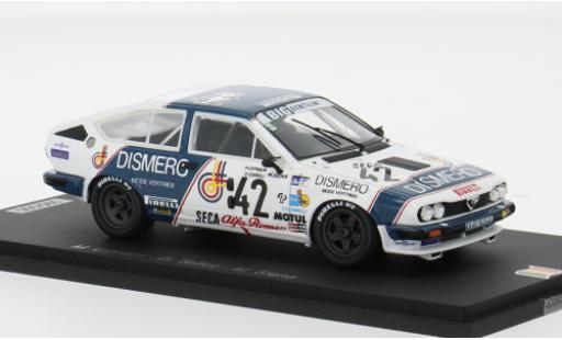 Modelauto Alfa Romeo Alfetta gtv V 6 24h Spa 1984 #42 M.Cipriani/D.Toffoli 1/43 Spark