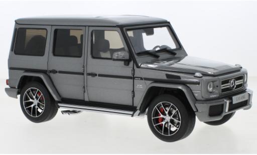 Modelauto Mercedes Classe G AMG G 63 (W463) metallic grijs 2015 1/18 Almost Real