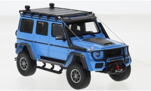 Modelauto Mercedes B G-Class Brabus 550 Adventure 4x4 metallic blauw 2017 1/43 Almost Real