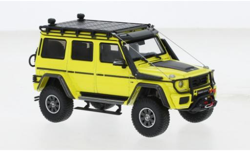 Modelauto Mercedes B G-Class Brabus 550 Adventure 4x4 metallic geel 2017 1/43 Almost Real