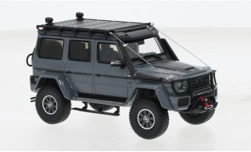 Modelauto Mercedes B G-Class Brabus 550 Adventure 4x4 metallic grijs 2017 1/43 Almost Real