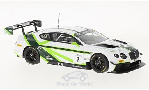 Modelauto Bentley Continental course GT3 RHD No.7 Witpain GT Series 2016 Launch Livery G.Smith/S.Kane/V.Abril 1/43 Almost Real