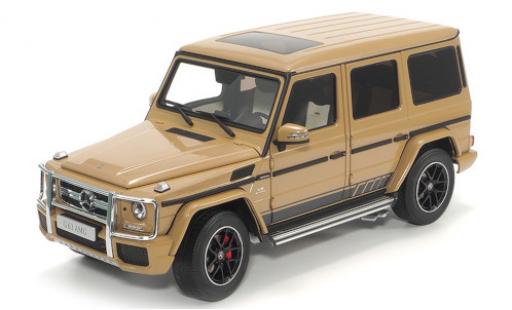 Modelauto Mercedes C AMG Classe G (W463) 463 Edition beige 2015 1/18 Almost Real