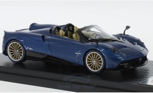 Modelauto Pagani Huayra R Roadster blauw/carbon 2017 1/43 Almost Real