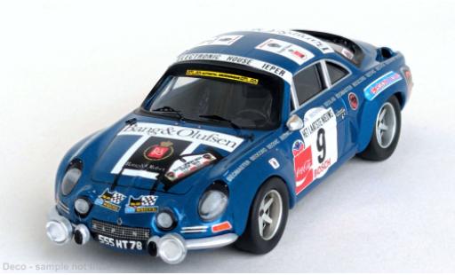 Modelauto Alpine A110 rallye Rally Ypres 1974 #9 M.Nusbaumer/L.Pyncket 1/43 Trofeu