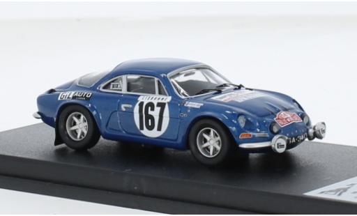 Modelauto Alpine A110 rallye Renault Rally Monte Carlo 1972 #167 V.C.Marques/C.Melville 1/43 Trofeu