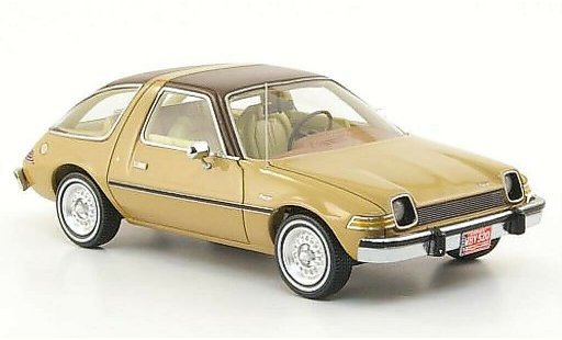 AMC Pacer berline 1/43 Neo beige/bruin 1975 modelauto