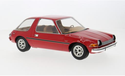 Modelauto AMC Pacer berline rood 1/18 Lucky Step Models