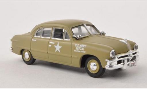 Modelauto Ford Custom Police 4-Door Sedan 1950 Army Staff Car 1/43 American Heritage Models