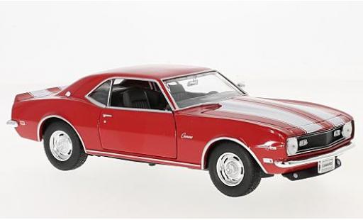 Modelauto Chevrolet Camaro Z28 American Mint/ rood/wit 1968 1/24 Welly