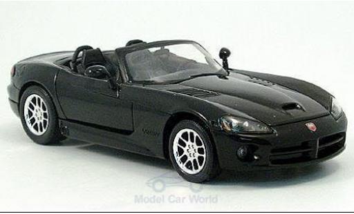 Modelauto Dodge Viper SRT 10 - zwart 2003 1/24 Welly