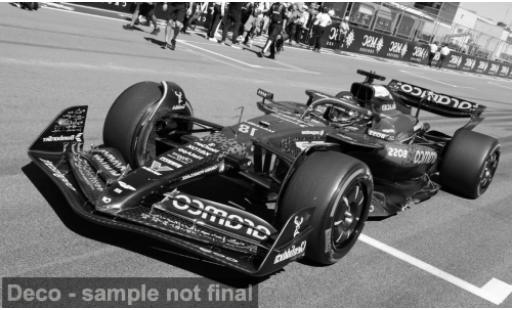 Modelauto Aston Martin AMR25 f1 5 formule 1 GP USA 2025 Aramco Team #18 L.Stroll 1/43 Minichamps