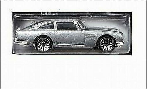 Aston Martin DB5 james bond 1/64 Hot Wheels grijs RHD 007 1963 modelauto