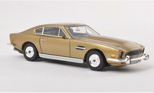 Aston Martin V8 saloon 1/87 Neo gold LHD 1980 modelauto