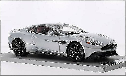Aston Martin Vanquish coupe 1/18 Tecnomodel grijs/zwart modelauto