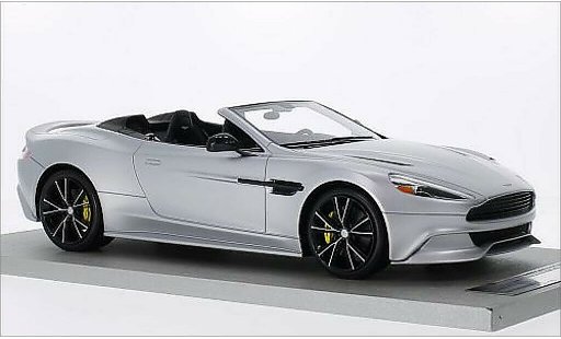 Aston Martin Vanquish volante 1/18 Tecnomodel mat-grijs 2014 modelauto