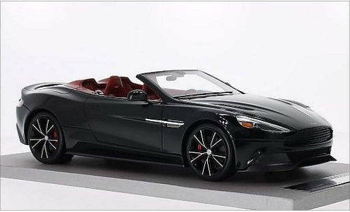 Aston Martin Vanquish volante 1/18 Tecnomodel zwart modelauto