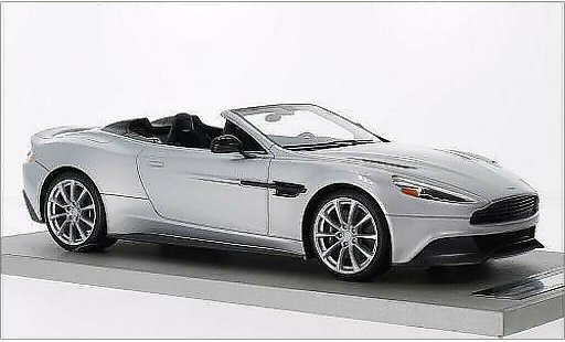 Aston Martin Vanquish volante 1/18 Tecnomodel grijs 2014 modelauto
