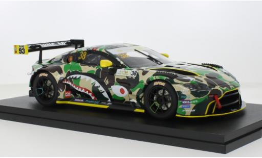 Modelauto Aston Martin Vantage gt3 groen 1/18 Pop Race