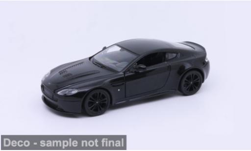 Modelauto Aston Martin Vantage coupe zwart 1/24 Welly