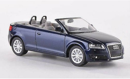 Audi A3 cabriolet 1/87 Herpa (8P) blauw 2008 modelauto