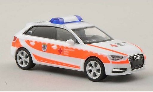 Audi A3 sportback 1/87 Herpa BRK Ingolstadt modelauto