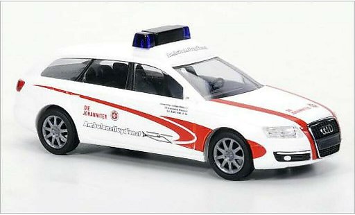 Audi A6 secours 1/87 Busch Avant Die Johanniter 2004 modelauto
