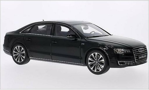 Audi A8 l 4.0 tfsi 1/18 Kyosho W12 metallic zwart 2014 modelauto