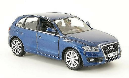 Audi Q5 suv 1/24 Motormax blauw modelauto